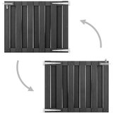  Vrtna vrata od WPC-a 100 x 80 cm siva | shoptok.hr