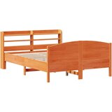 Okvir kreveta bez madraca voštano smeđi 135x190 cm od borovine | shoptok.hr