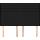  Uzglavlja 4 kom crni 72 x 5 x 78/88 cm od tkanine | shoptok.hr