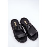 Zazoo Leather Women's Platform Sandals Black 3024 | Shoptok.si