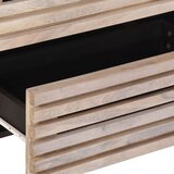  Komoda 2 kosa 60x34x75 cm trden mangov les | Shoptok.si