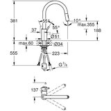 Grohe 31483DC2 Concetto izvlečna kuhinjska armatura | Shoptok.si