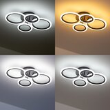 Brilagi led prigušiva nadgradna plafonska svetiljka orbits LED/50W/230V 3000-6500K + daljinski upravljač | Eponuda.com