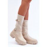 Boto Women's Socks with Boot Beige Abroze | ePonuda.com