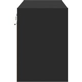  Zidni TV ormarić s LED svjetlima crni 80 x 31 x 45 cm | Eponuda.com