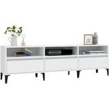 TV ormarić bijeli 150x30x44,5 cm od konstruiranog drva | shoptok.hr