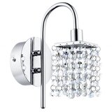 Eglo Almonte zidna/1, led, g9, 3w, 360lm, ip44, krom/kristali | shoptok.hr