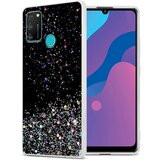Cadorabo Ohišje, združljivo z Honor 9A in črna z bleščicami - Zaščitni ovitek iz prožnega silikona TPU s svetlečimi bleščicami, (20860526) | Shoptok.si