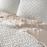 Douceur d intérieur Bel/bež komplet pregrinjala in prevleke za vzglavnik iz jerseyja 240x260 cm Joana – | Shoptok.si