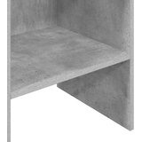 Ormarić za knjige boja betona 40x35x180 cm konstruirano drvo | shoptok.hr