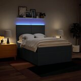 Krevet s oprugama i madracem plavi 140x200 cm od tkanine | shoptok.hr