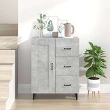  Komoda siva boja betona 69 5 x 34 x 90 cm od konstruiranog drva Cijene