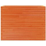 vidaXL Vrtno cvetlično korito vošč. rjavo 90x40x68,5 cm trdna borovina | Shoptok.si