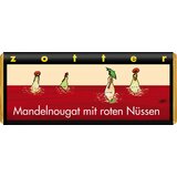 Zotter Schokoladen Bio čokolada - "Mandljev nugat z rdečimi orehi" - 70 g | Shoptok.si