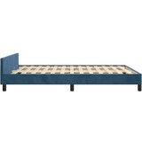  Za krevet s uzglavljem tamnoplavi 140x200 cm baršunasti | shoptok.hr