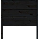  Uzglavlje crno 96 x 4 x 100 cm od masivne borovine | shoptok.hr