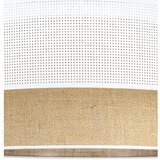  stropna lampa borho 1xE27/60W/230V, prečnika 40 cm, bela/juta | Eponuda.com