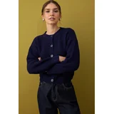Ženska jakna TWOAW26HI00123, Tamnoplava