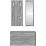  3-u-1 set ormarića za cipele sivog sonome konstruirano drva | shoptok.hr
