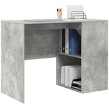  Stol s policom Betonski sivi 102 x 50 x 75 cm Konstruirano drvo | Eponuda.ba