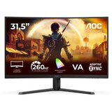 AOC Monitor C32G42ZE 31.5"/VA,zakrivljen/1920x1080/260Hz/0.3ms MPRT/HDMI,DP/Adaptive sync/VESA/crna Cene