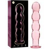 Ibiza Nebula Model 10 Dildo Borosilicate Glass 16.5x3.5cm Pink | Shoptok.si