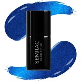 Semilac UV Hybrid Silk Effect gel lak za nokte s korištenjem UV/LED lampe nijansa 466 Blue Silk Pyjamas 7 ml | shoptok.hr