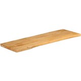 vidaXL Mizna plošča 140x40x2,5 cm naraven rob trden mangov les | Shoptok.si