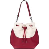 Shelvt Red women's handbag with lamb fur | Shoptok.si