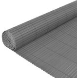 vidaXL dvostrana vrtna ograda 110 x 500 cm siva | shoptok.hr