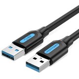 Vention USB 3.0 A Male to A Male Cable 0.5M Black PVC Type | shoptok.hr
