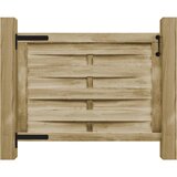  Vrtna vrata od impregnirane borovine 100 x 75 cm zelena | shoptok.hr