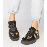 Gemre Black leopard print women's sneakers Toris | shoptok.hr