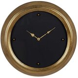  Zidni sat Crna zlatan PVC Kristal Željezo Drvo MDF 46 x 6 x 46 cm | shoptok.hr