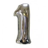Amscan Balon srebrni br.1 28x66cm 3195501 | Eponuda.ba