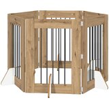  Vrata za pse s postoljem 6 pcs Hrast artisan 60 x 80 cm | shoptok.hr