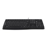 Logitech K120 Corded Keyboard tipkovnica USB QWERTY Engleski Crno | shoptok.hr