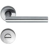PORTAFERM Garnitura kvaka za WC Metro (Oblik slova L, Brava za WC, Plemeniti čelik) | shoptok.hr