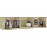  Zidna polica za CD-ove boja hrasta 75x18x18cm konstruirano drvo | Eponuda.ba