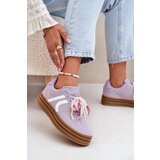 Boto Women's Platform Sneakers With Decorations Purple Vinness | shoptok.hr