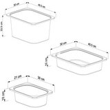 Hanah home višenamenske police zen 2D2K6U crystal white | ePonuda.com