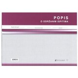 NARODNE NOVINE-UT XI-9-17 POPIS O ODRŽANIM ISPITIMA; Blok 100 listova, 29,7 x 21 cm | shoptok.hr