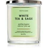 Bath & Body Works White Tea & Sage dišeča sveča 227 g Cene