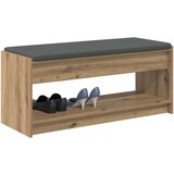  Haldna klop z blazino s polico Umetni hrast 103 x 38 x 45 cm, (5000155647) | Shoptok.si