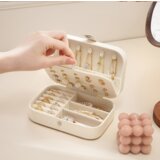 INF Organizator škatle za nakit iz luksuznega PU usnja White, (21541042) | Shoptok.si