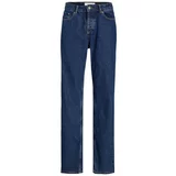 JJXX Hlače Jeans Seoul Straight - Dark Blue Denim Modra