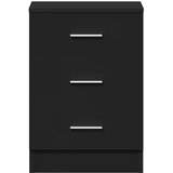  Noćni ormarići 2 kom crni 38 x 35 x 56 cm od konstruiranog drva | shoptok.hr