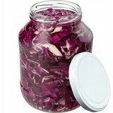 KADAX steklen kozarec 1,7 l za med, kisle kumarice, likerje + pokrovček Fi89, (5000354991) | Shoptok.si