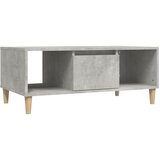  Stolić za kavu boja betona 90x50x36,5 cm konstruirano drvo | shoptok.hr