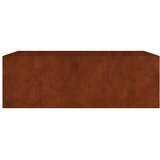 Povišena vrtna gredica 120 x 80 x 40 cm od čelika COR-TEN | shoptok.hr